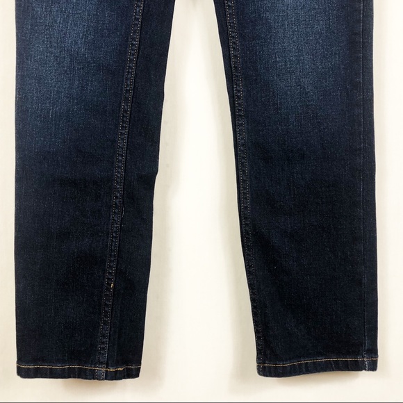 Calvin Klein Mid Rise Ankle Skinny | Dark Wash | Size 6 - Picture 4 of 12